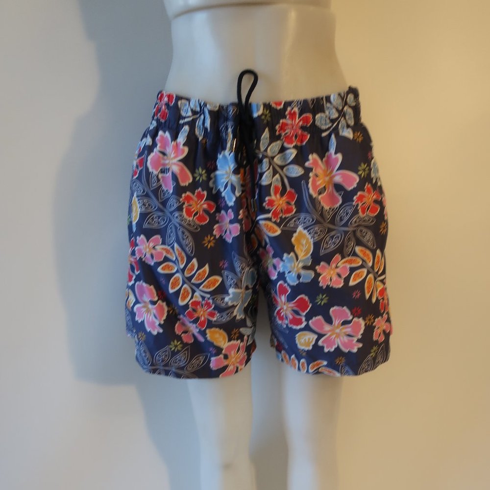 Mens Kiwi St-Tropez Blue-Multi Floral Swim Trunks 52 IT/US 36*